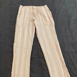 Roxy lightweight drawstring pants size small
